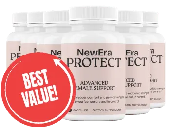 NewEra Protect Six Bottles NewEra Protect six-bottle value pack for bladder support